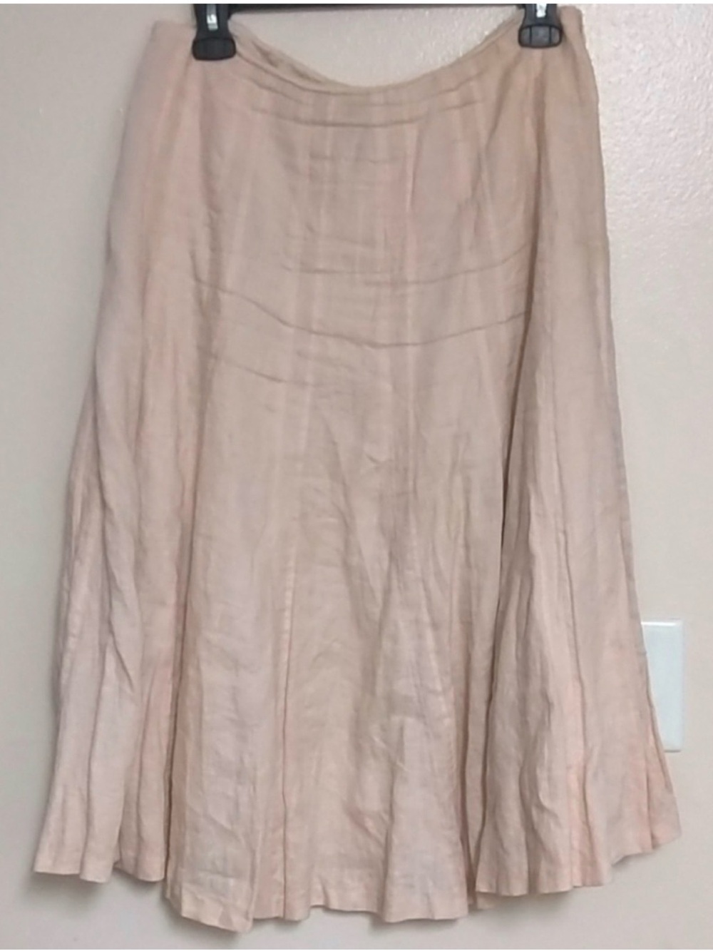 Lauren Ralph Lauren Pale Peach linen a line skirt - Picture 4 of 4